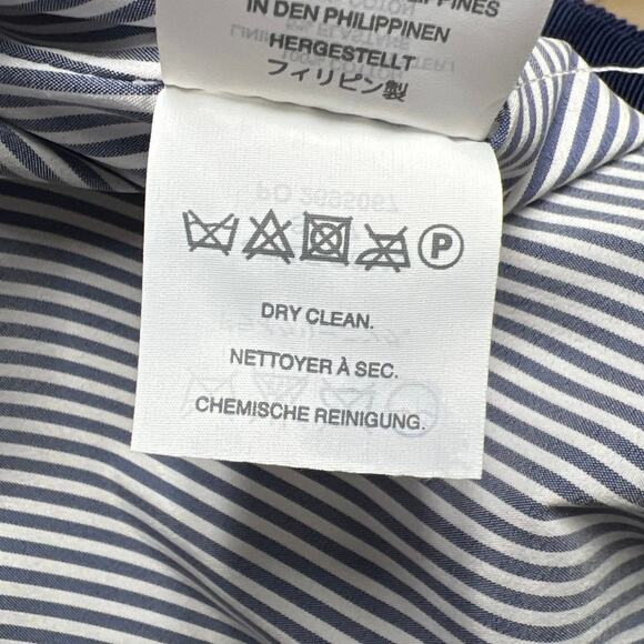 J Crew Womens Blue White Red Tweed Plaid Pencil Work Skirt Fringe Detail Size 12 - Picture 5 of 5